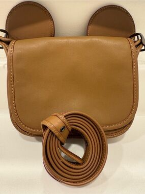 Women's Coach Mickey Crossbody Bag in Tan